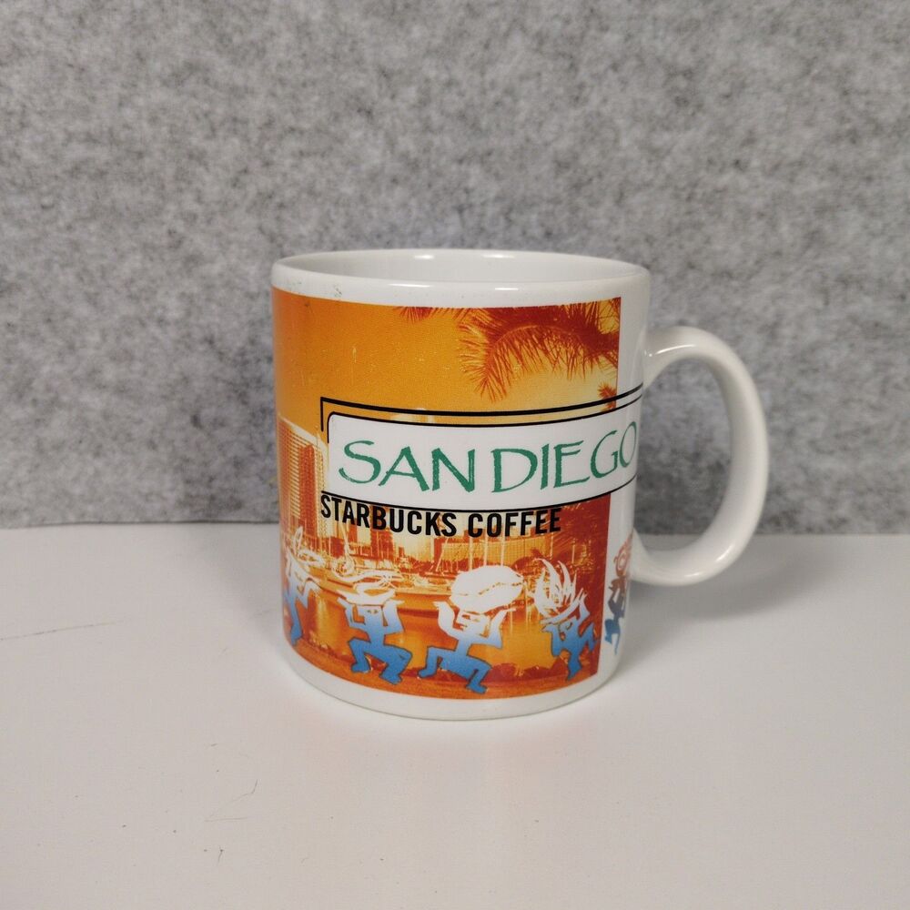 Vintage 1999 City Collectors Series Starbucks Mug San Diego Mission Beach 20 oz
